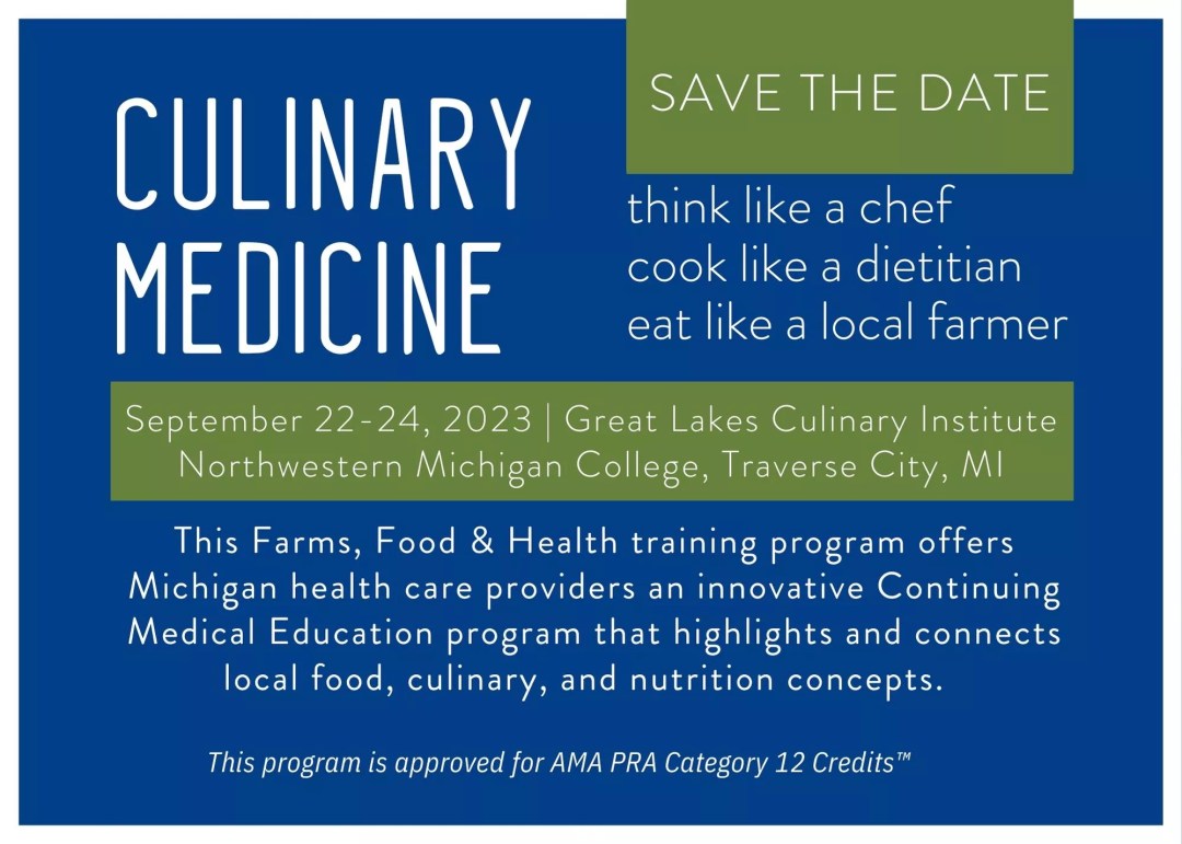2023 culinary medicine save date
